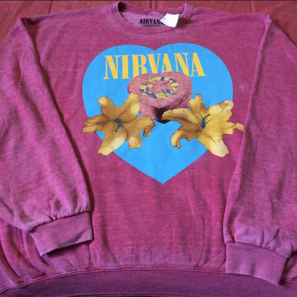 Nirvana Other - Nirvana Heart Shaped Box Grunge Crewneck size M